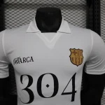 2024/2025 Player Version Barcelona Yamal Kopa Award Commemorative Edition White Football Shirt 1:1 Thai Quality