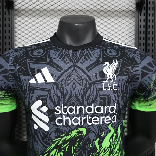 2024/2025 Player Version Liverpool Special Edition Green Black Soccer Jersey 1:1 Thai Quality