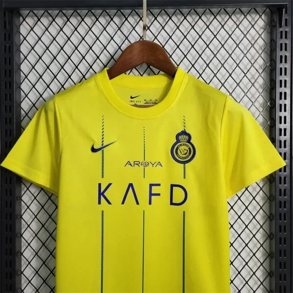 2023/2024  Al-Nassr Home Football Shirt Kids Size