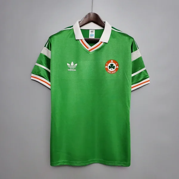 1988 Retro Version Ireland Soccer Jersey