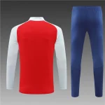 2024/2025 Arsenal Half-Pull Training Suit Red Football Shirt 1:1 Thai Quality