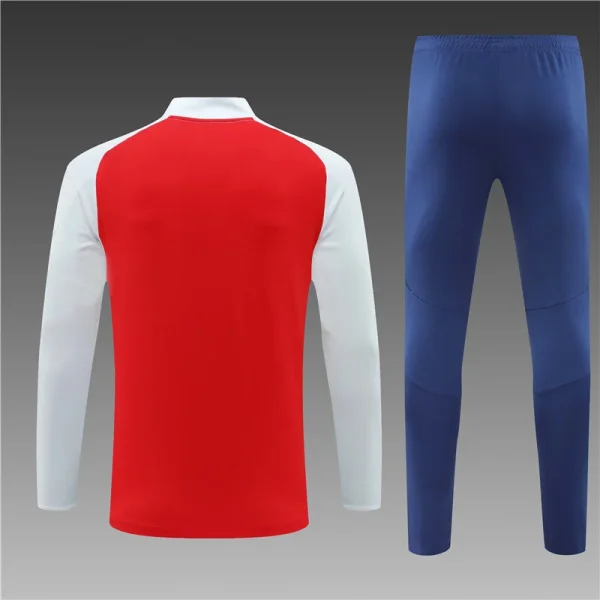 2024/2025 Arsenal Half-Pull Training Suit Red Football Shirt 1:1 Thai Quality