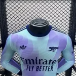 2024/2025 Player Version Long Sleeve Arsenal Third Away Football Shirt 1:1 Thai Quality