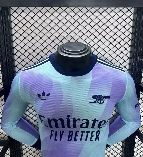 2024/2025 Player Version Long Sleeve Arsenal Third Away Football Shirt 1:1 Thai Quality