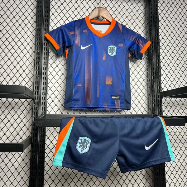 2024 Netherlands National Team Away Football Shirt 1:1 Thai Quality Kids Size