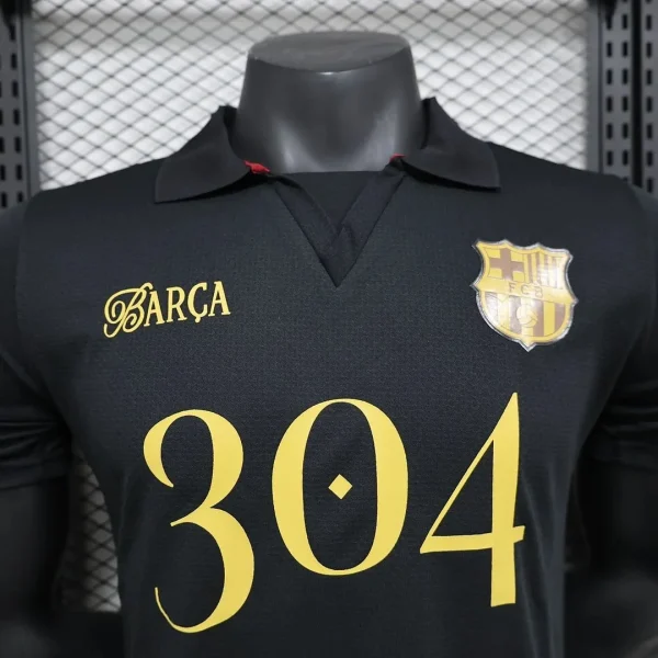 2024/2025 Player Version Barcelona Yamal Kopa Award Commemorative Edition Black Football Shirt 1:1 Thai Quality
