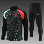2023/2024 Manchester City Half-Pull Training Suit Black Camouflage football shirt 1:1 Thai quality