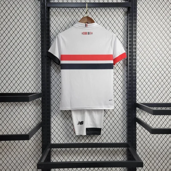 2024/2025 São Paulo Home Soccer Jersey 1:1 Thai Quality Kids Size