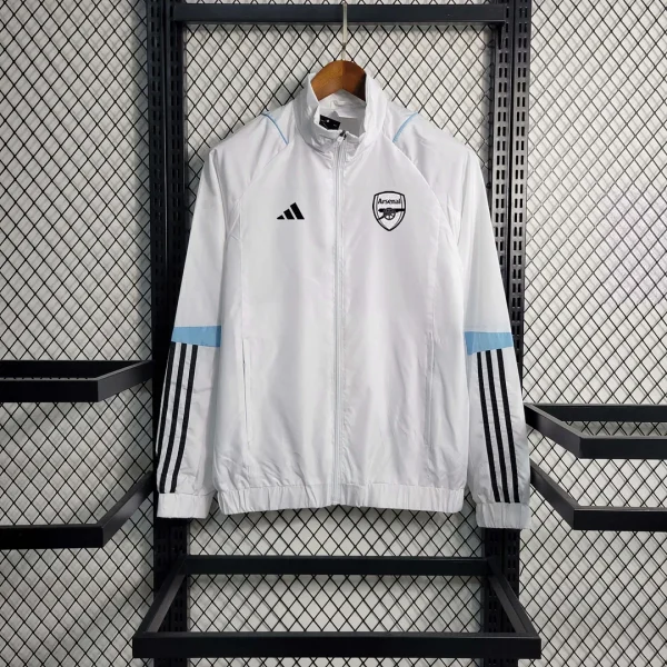 2023/2024 Arsenal Soccer Windbreaker White
