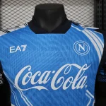 2024/2025 Player Version Napoli Pre-Match Training Suit Soccer Jersey 1:1 Thai Quality