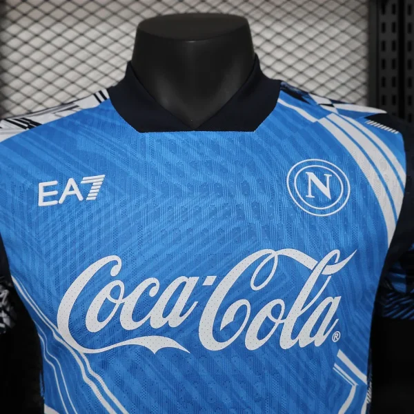 2024/2025 Player Version Napoli Pre-Match Training Suit Soccer Jersey 1:1 Thai Quality