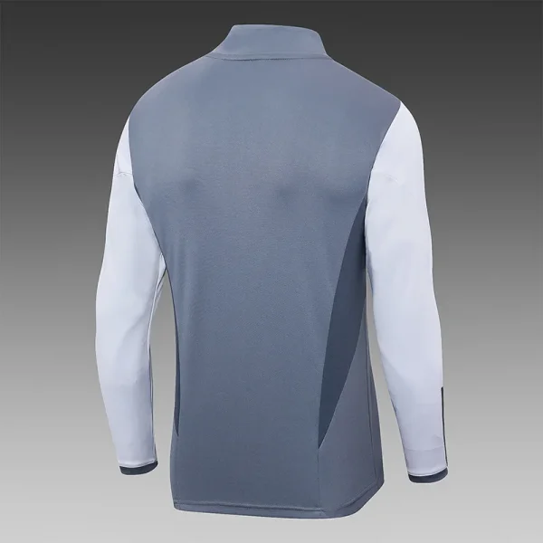 2023/2024 Inter Miami Half-Pull Training Suit Grey Soccer Jersey 1:1 Thai Quality