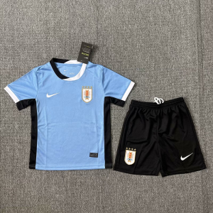 2024 Uruguay National Team Home Soccer Jersey 1:1 Thai Quality  Kids Size