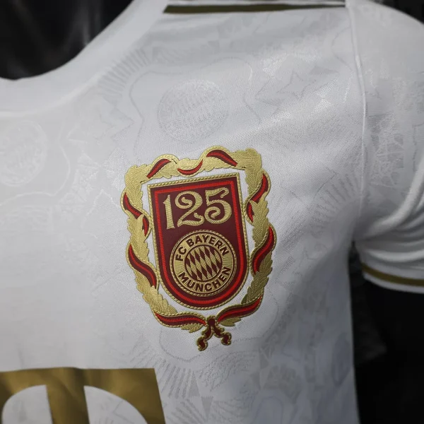 2025/2026 Player Version Bayern Munich 125th Anniversary Edition White Football Shirt 1:1 Thai Quality