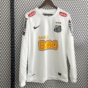 2013 Retro Long Sleeve Santos Home Football Shirt 1:1 Thai Quality