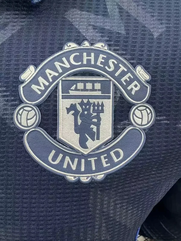 2024/2025 Player Version Manchester United Away Long Sleeve Football Shirt 1:1 Thai Quality