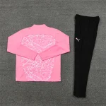 2024/2025 Manchester City Half-Pull Training Suit Pink football shirt 1:1 Thai quality