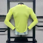 2024 Player Version Spain National Team Away Long Sleeve Football Shirt  1:1 Thai quality