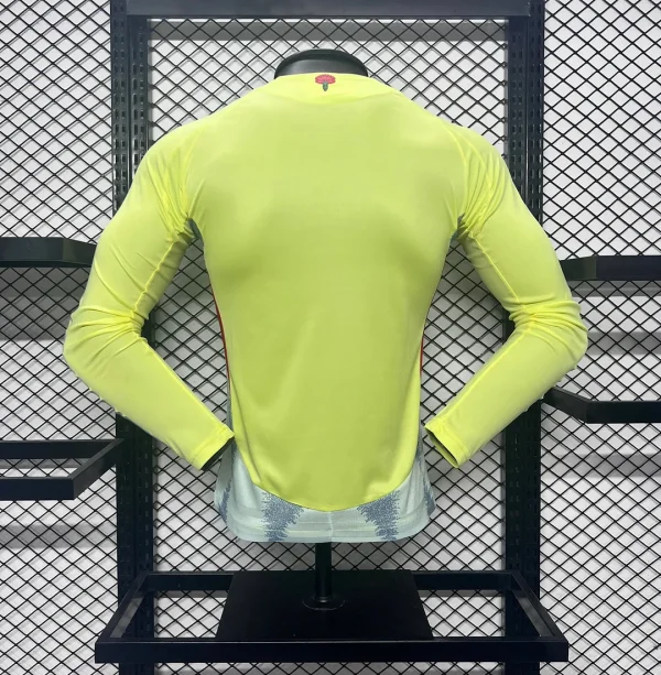 2024 Player Version Spain National Team Away Long Sleeve Football Shirt  1:1 Thai quality