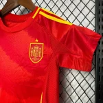 2024 Spain National Team Home Football Shirt 1:1 Thai quality Kids Size