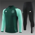 2023 Algeria National Team Half-Pull Training Suit Green Shirt