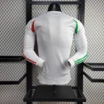 2024 Player Version Long Sleeve Italy Away Soccer Shirt 1:1 Thai Quality