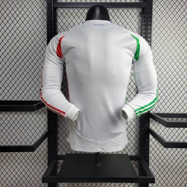 2024 Player Version Long Sleeve Italy Away Soccer Shirt 1:1 Thai Quality