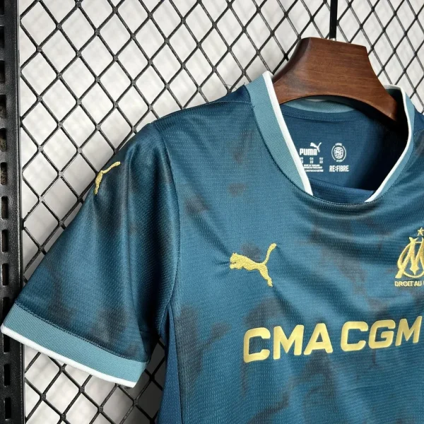 2024/2025 Olympique de Marseille Away Football Shirt 1:1 Thai Quality Kids Size