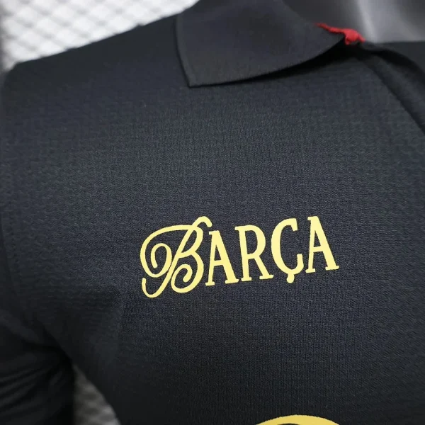 2024/2025 Player Version Barcelona Yamal Kopa Award Commemorative Edition Black Football Shirt 1:1 Thai Quality