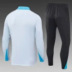 2024/2025 Tottenham Half-Pull Training Suit Light Gray Football Shirt 1:1 Thai Quality