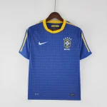 2010 Retro Brazil Away Soccer Jersey