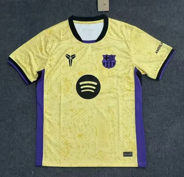 2025/2026 Barcelona Special Edition Yellow Football Shirt 1:1 Thai Quality