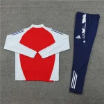 2024/2025 Arsenal Half-Pull Training Suit Red Football Shirt 1:1 Thai Quality