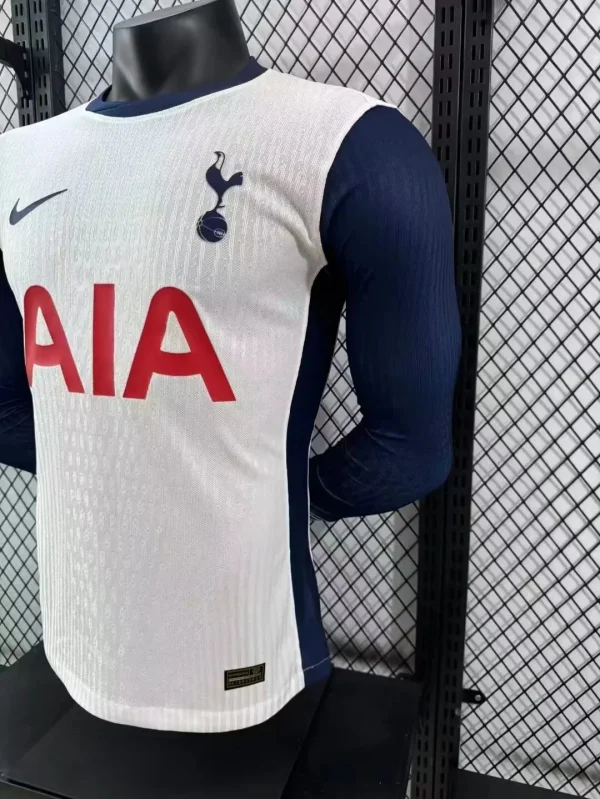 2024/2025 Player Version Tottenham Home Long Sleeve Football Shirt 1:1 Thai Quality