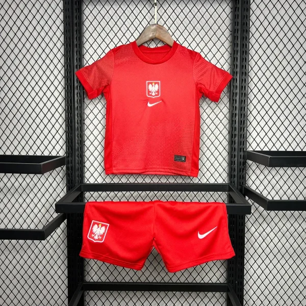 2024 Poland National Team Home Football Shirt 1:1 Thai Quality Kids Size
