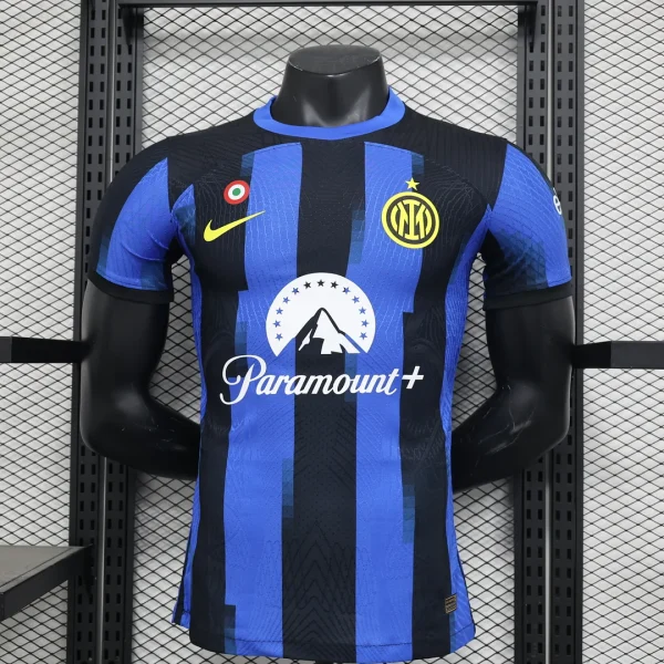 2023/2024 Player advertising Version Inter Milan Home Football Jersey 1:1 Thai Quality