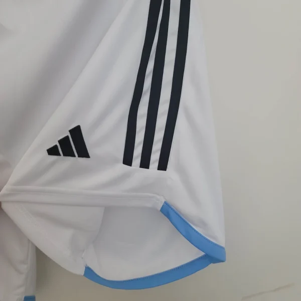 2022 FIFA World Cup Argentina National Team Jersey Home Shorts White