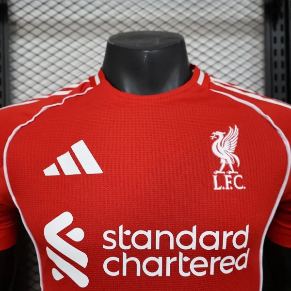 2025/2026 Player Version Liverpool Home Soccer Jersey 1:1 Thai Quality