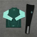 2023 Algeria National Team Half-Pull Training Suit Green Shirt