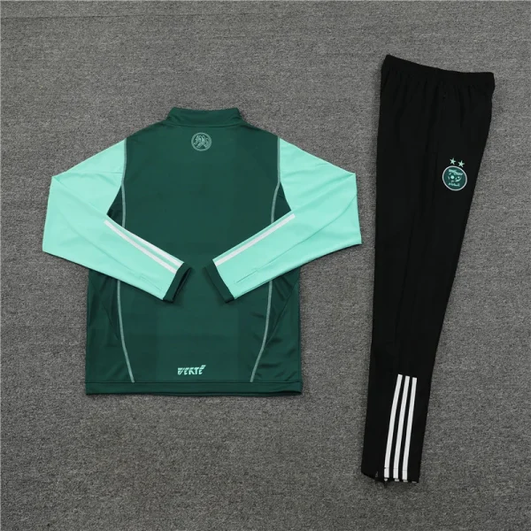 2023 Algeria National Team Half-Pull Training Suit Green Shirt