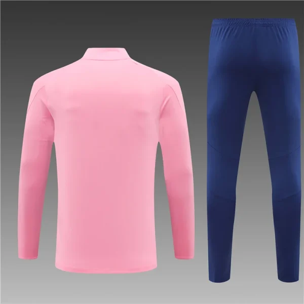 2024/2025 Arsenal Half-Pull Training Suit Pink  Football Shirt 1:1 Thai Quality