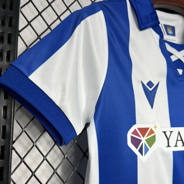 2024/2025 Real Sociedad Home Football Shirt 1:1 Thai Quality Kids Size