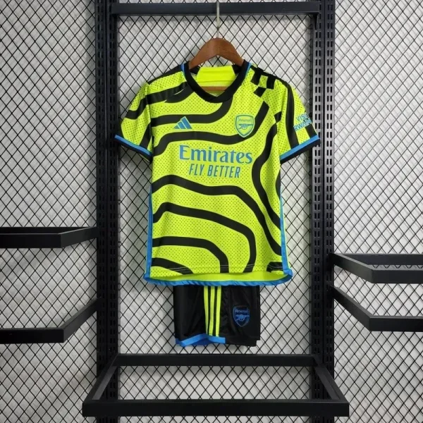 2023/2024 Arsenal Away Soccer Jersey Kids Size