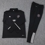 2023/2024 Inter Miami Half-Pull Training Suit black Soccer Jersey 1:1 Thai Quality