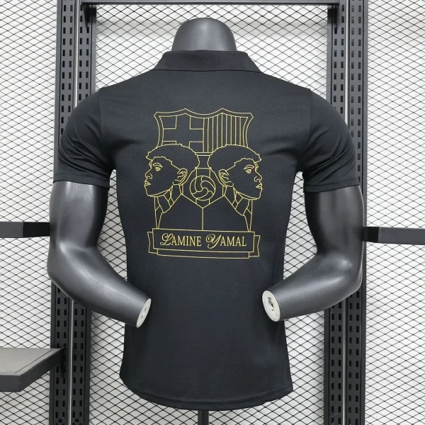 2024/2025 Player Version Barcelona Yamal Kopa Award Commemorative Edition Black Football Shirt 1:1 Thai Quality
