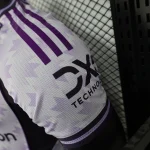 2025/2026 Player Version Manchester United Pecial Edition White Purple Football Shirt 1:1 Thai Quality