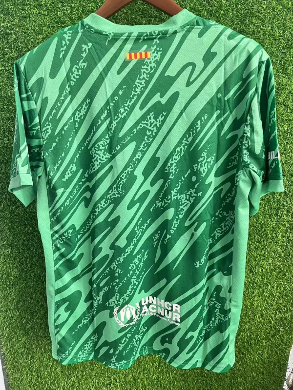 2024/2025 Barcelona Goalkeeper Green Football Shirt 1:1 Thai Quality