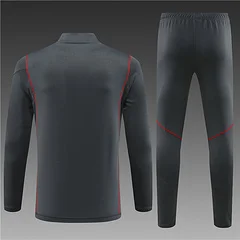 2023/2024 Arsenal Half-Pull Training Suit Dark Gray Football Shirt 1:1 Thai Quality
