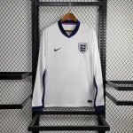 2024 Long Sleeve England Home Football Shirt 1:1 Thai Quality