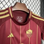 2024/2025 Roma Home Soccer Jersey 1:1 Thai Quality Kids Size